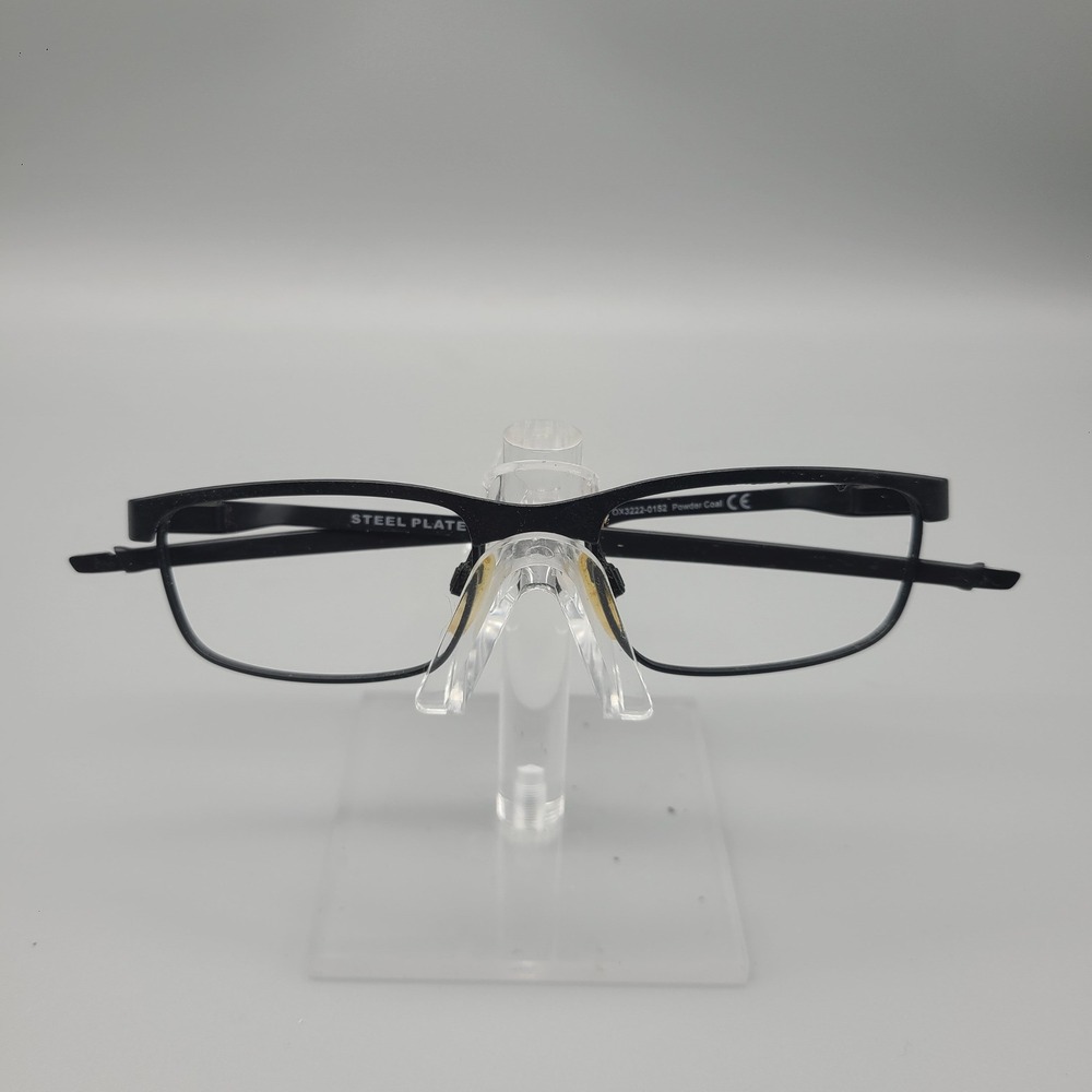 Oakley Steel Plate OX3222-0152 Powder Coal Black Eyeglass Frames 52-18 141